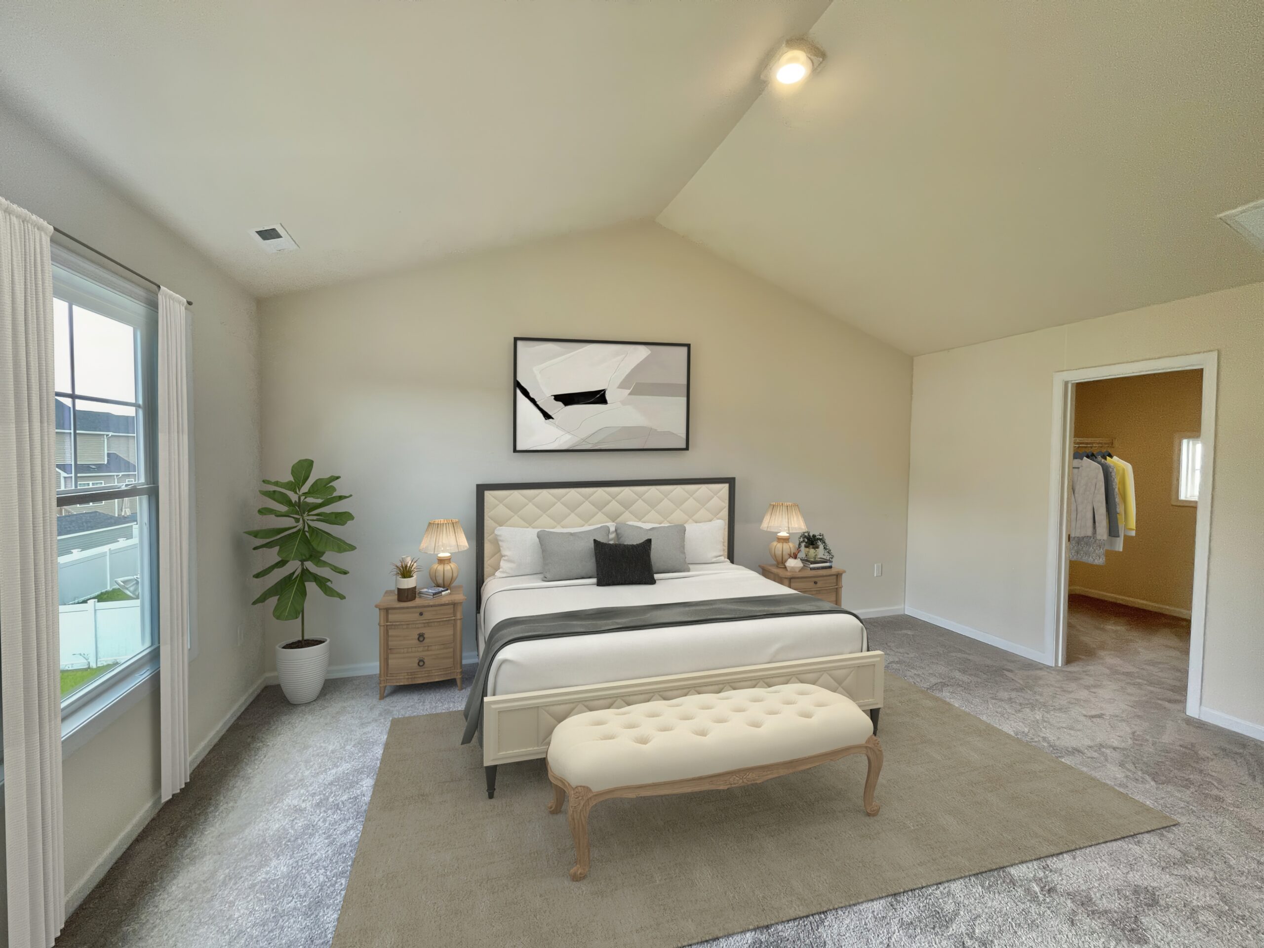 Owner's Suite Furnished in Lot 16 Section 5 Willow Castleton Boyd Homes Henrico Virginia